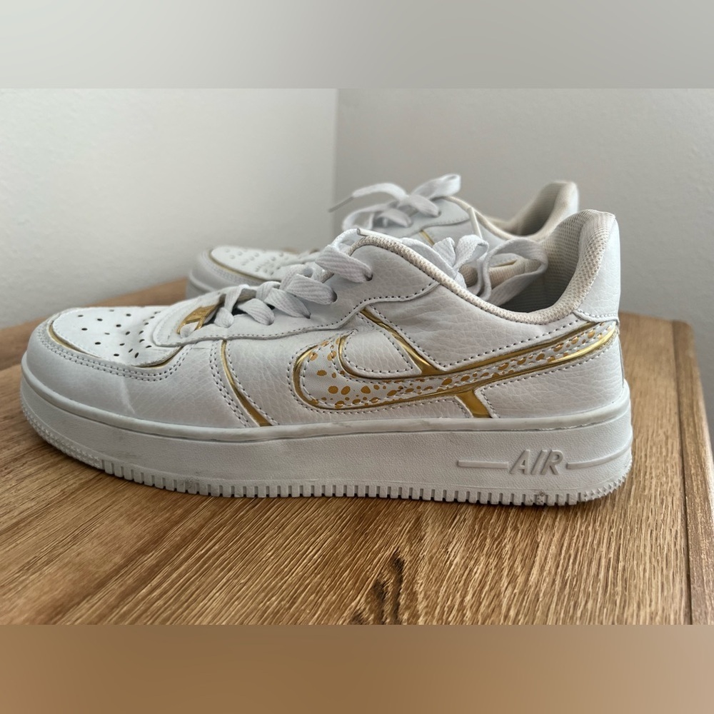 Nike Air Force 1 By Cristiano Ronaldo CR7 Nike ID Gold Size 7